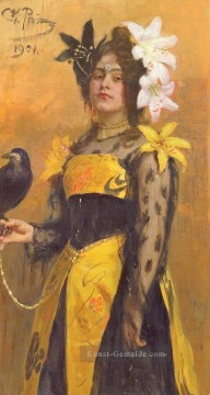 1921 Galerie - Porträt von Lydia Kuznetsova 1921 Ilya Repin